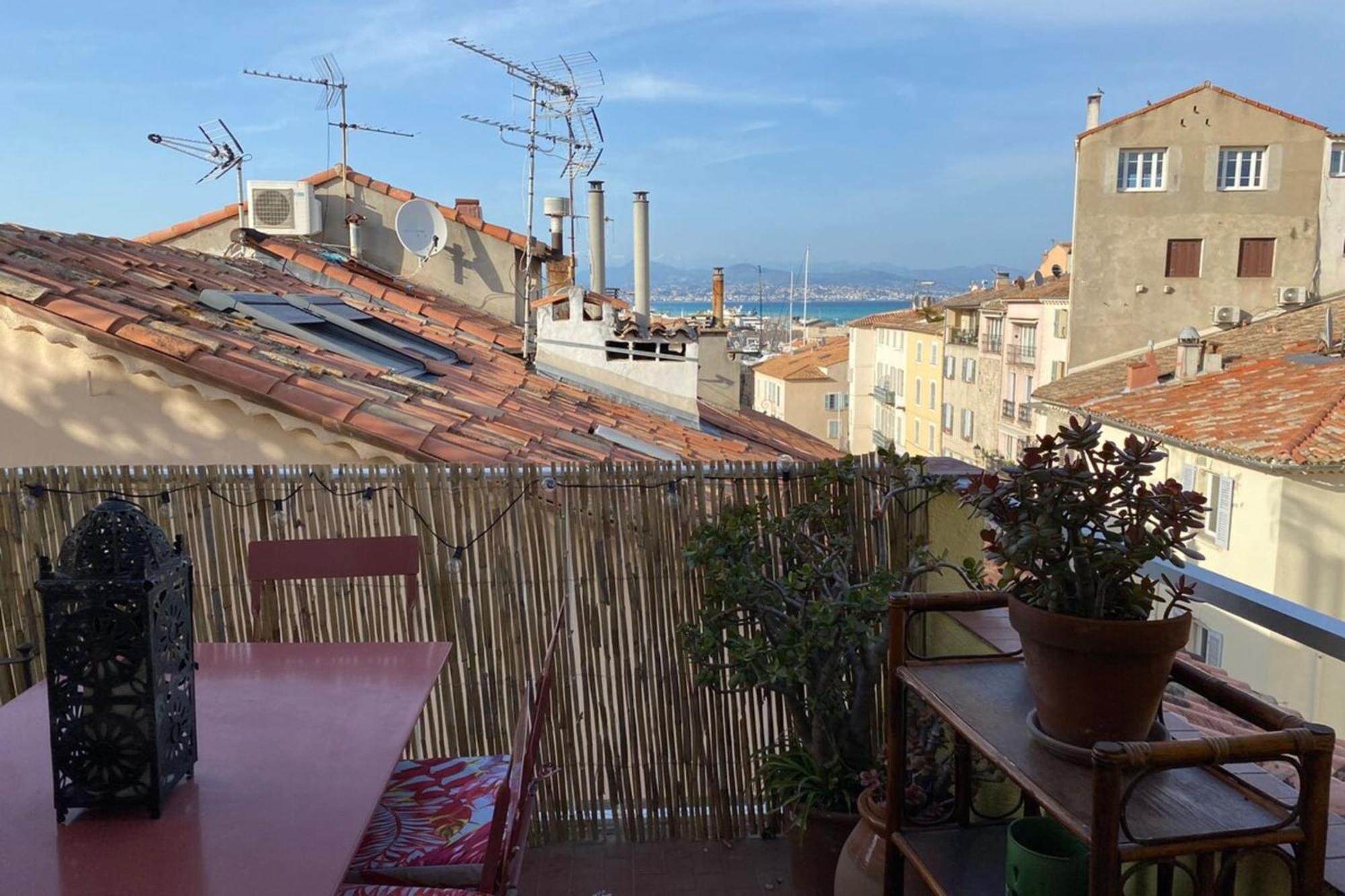 06M - Old Antibes Beautiful Duplex Terrace With Sea View Apartment Exterior photo