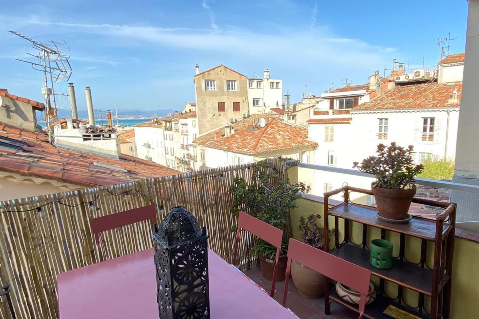 06M - Old Antibes Beautiful Duplex Terrace With Sea View Apartment Exterior photo